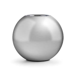 Supernova Edelstahl Feuerkugel Tischfeuer Bio-Ethanol silber