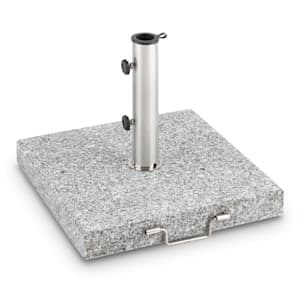 Schirmherr 25SQ Supporto Ombrellone 25 kg Terrazza Granito grigio lucido