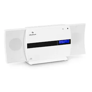 V-20 DAB Vertikal-Stereoanlage Micro-Stereoanlage | Bluetooth-Funktion | NFC-Konnektivität  | CD-Player | USB-Port | DAB+ & UKW-Tuner | RDS | AUX-Eingang | inkl.  Fernbedienung