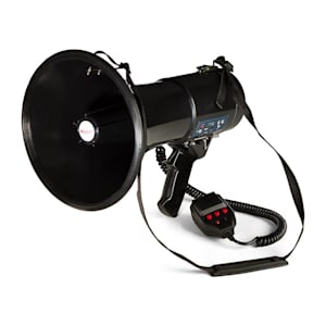 MEGA080USB mégaphone lecteur MP3 80 W 700 m USB-Rec étanche sangle