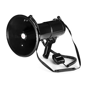 MEGA080 Mégaphone 80 W | portée 700 m | étanche | sangle | noir