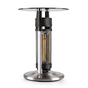 Primal Heat 65 Bistrotisch Karbon-IR-Heizelement 1200W LED 65cm Glas