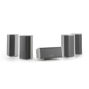 Ambience 5.0-Lautsprecher-System weiß inkl. 30m Lautsprecherkabel