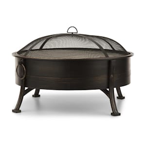 Catania Brasero 2-en-1 Ø 80cm pare-étincelles barbecue Ø 70cm acier