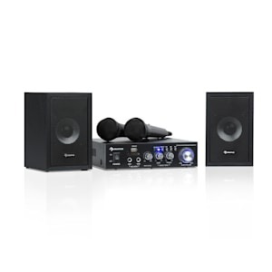 Karaoke Star 2 Kit karaoké, 2 x 50 W max., BT, USB/SD, Line-In, 2 x micros