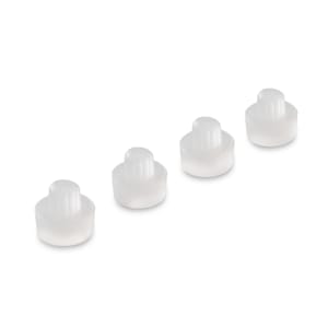 Pies de silicona transparentes