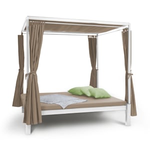 Senator Lounge Transat 188 x 208 x 205cm pare-soleil - taupe