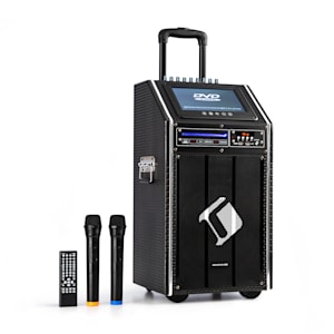 DisGo Box 100 DVD Mobile PA System, 300 W max., 9" TFT Display, DVD, BT