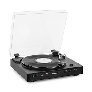 Fullmatic Platine disque vinyle automatique USB pré-amplificateur - noir