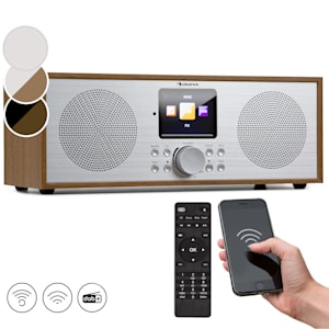 Silver Star Radio estéreo Internet DAB+/FM WiFi Bluetooth DAB+/FM Roble
