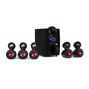 X-Gaming Système audio Surround 5.1 Subwoofer OneSide Bluetooth USB SD 380W
