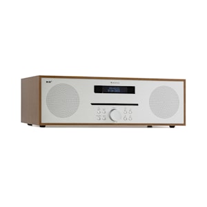 Silver Star CD-DAB 2x20W max. Slot-In CD-Player DAB+ BT Alu braun