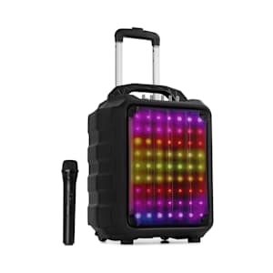 Moving 80.1 LED PA-Anlage 8" Woofer 100 W max UHF-Mikro USB SD BT AUX mobil