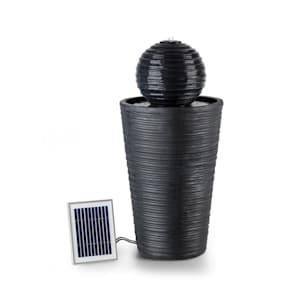 Liquitorre fuente solar 200l/h panel solar 2W batería LED polirresina