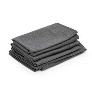 Titania Dining Fundas de tapicería 10 piezas 100% Poliéster impermeable Gris oscuro