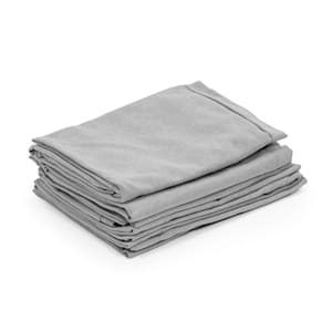 Titania Dining Fundas de tapicería 10 piezas 100% Poliéster impermeable Gris claro