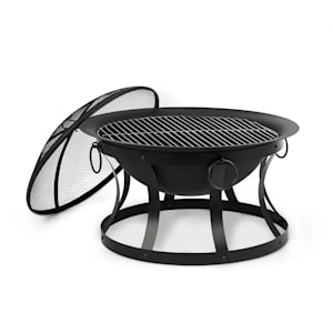 Pentos Braséro de jardin Ø73 cm pare étincelles Ø 60cm grille fonte -