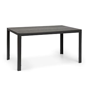 Bilbao Gartentisch 150 x 90 cm Polywood Aluminium Anthrazit
