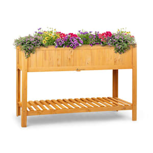 Altiplano Cubic Maceta elevada 150 x 100 x 50 Madera de pino Fieltro ErgoGrow