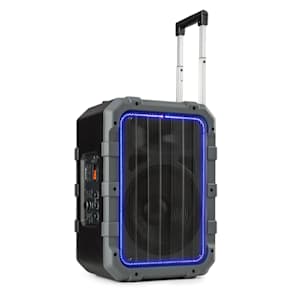 Spencer altavoz PA portátil 60 W BT impermeable según IPX4 Negro/gris