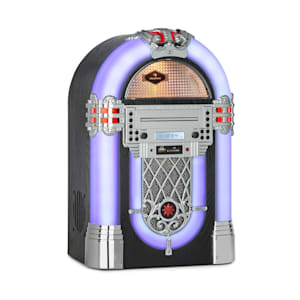 Kentucky Jukebox, BT, UKW-Radio, USB, SD, MP3, CD-Player, weiß