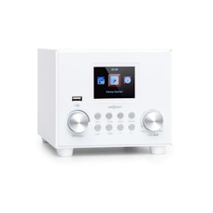 Streamo Cube Radio internet WiFi Bluetooth USB AUX - Blanche