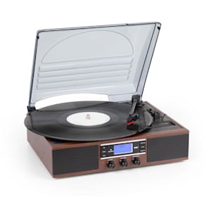 TT-138 DAB Tocadiscos DAB+/FM Accionamiento por correa 33/45 rpm Salida de línea
