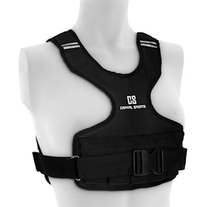 X-Vest gewichtsvest 5 kg 1200D nylonweefsel borstriem zwart