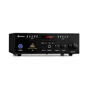 Amp4 BT SE Amplificador mini estéreo Bluetooth Mando a distancia Negro