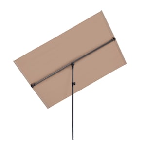 Flex-Shade L Sonnenschirm 130 x 180 cm Polyester UV 50 taupe