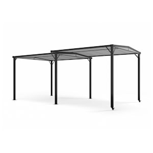 Pantheon Solid Sky Expand paviljoen 3 x 2,5 x 3 m aluminium antraciet