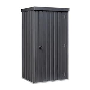Solid Storage gereedschapshuisje staalplaat weerbestendig slot antraciet