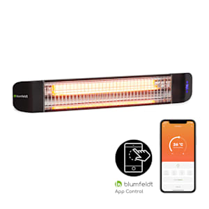 Smartwave Infrarot-Heizstrahler Carbonröhre 2400W WiFi Appsteuerung