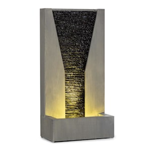 Riverrun fontaine de jardin intérieur extérieur pompe 12 W LED câble de 10 m galvanisé