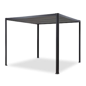 Pantheon RemoteShade Pérgola con techo motorizado de 3x3m 280g/m² Gris