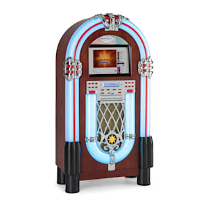 Graceland Touch Jukebox 12" Touch-Bedienfeld WLAN, CD, BT, Holzoptik