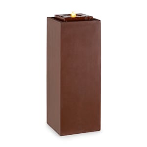 Messina Fontana da Giardino LED 30 x 84 x 30 cm Cemento color rame
