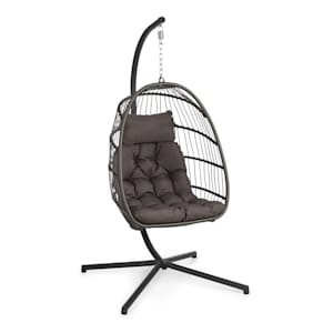 Biarritz Silla Colgante Individual Asiento Cojín Poliéster Aluminio Poliratán 130 kg