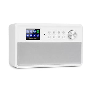 Connect Link Radio inteligente IR/DAB+/FM Spotify BT Pantalla HCC de 2,4" Blanca