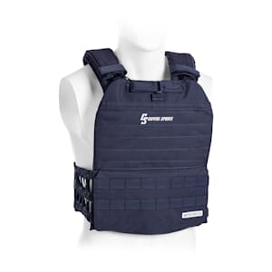 Battlevest 2.0 gewichtsvest 2 x 8.75 lbs gewichten blauw