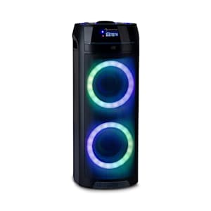 ULTRASONIC CD Altavoz para fiestas 100 vatios 2 woofer de 6,5" color negro