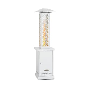 Heat Hunter Pellets-terassvärmare 12,2 kW mobil ädelstål