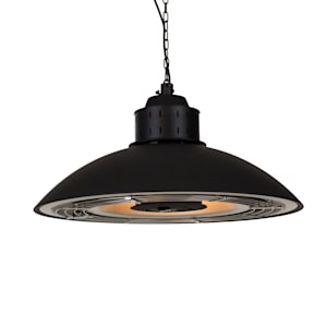Heat Meister, Stufa Radiante da Terrazza, LED, Telecomando, 2400 W, nero