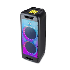 Enceinte DJ Clubmaster 120 W max. woofer 8" Pad DJ USB BT Line noir