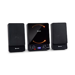 Microstar Microcadena Equipo vertical Reproductor de CD Bluetooth Puerto USB Mando a distancia