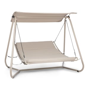Garden Grove Liggfåtölj Swing Bed stålram soltak polyester