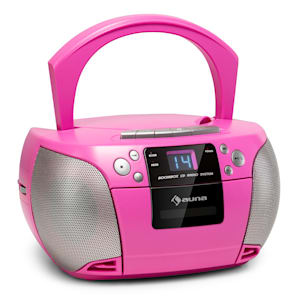 Harper CD Boombox Lecteur CD Cassette Bluetooth FM AUX USB