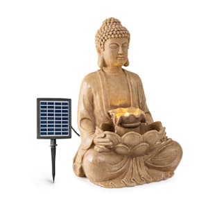 Dharma Solarbrunnen LED 48 x 72 x 41 cm (BxHxT) Polyresin
