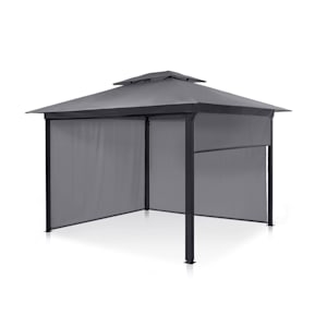 Gazebo de jardín Grandezza Cortina de 3x3m, 4 partes laterales