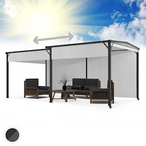Pantheon Solid Sky Expand Pavillon Seitenwände 3x3-5,6 m Aluminium